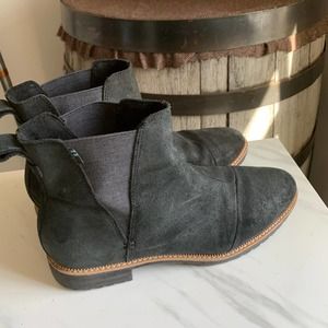 TOMs  ankle boots booties black sz 10 womens
